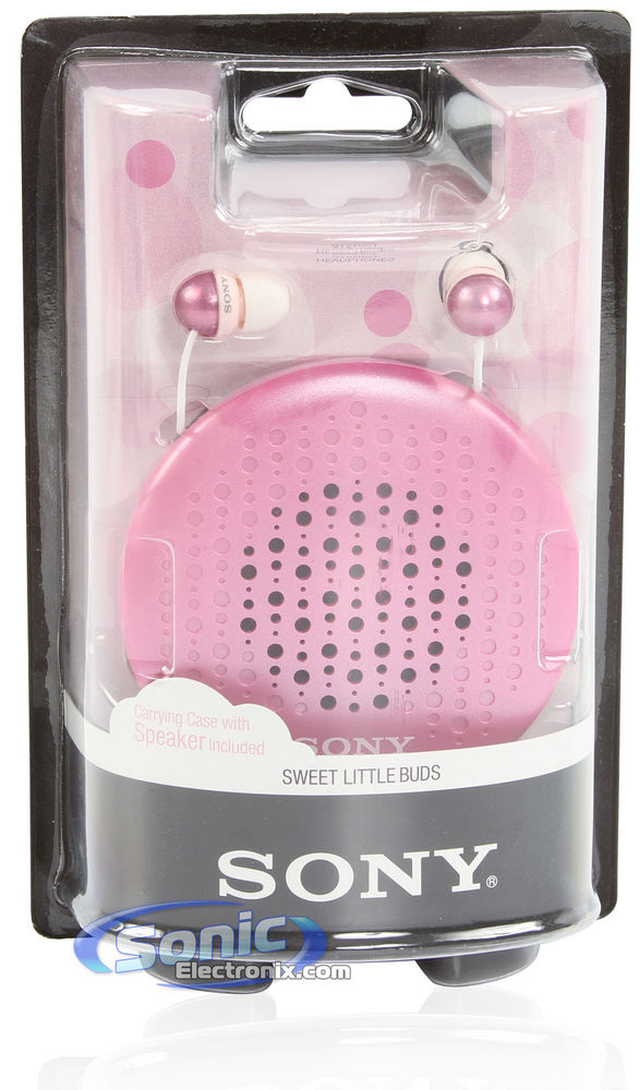 Sony MDR-EX34SC/PNK (MDREX34SC) In-Ear Headphones - Pink Image 6