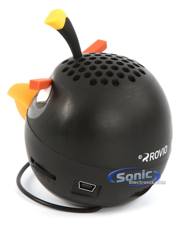 Gear4 PG779 Angry Birds Portable Mini Speaker System (Classic Black Bird) Image 3