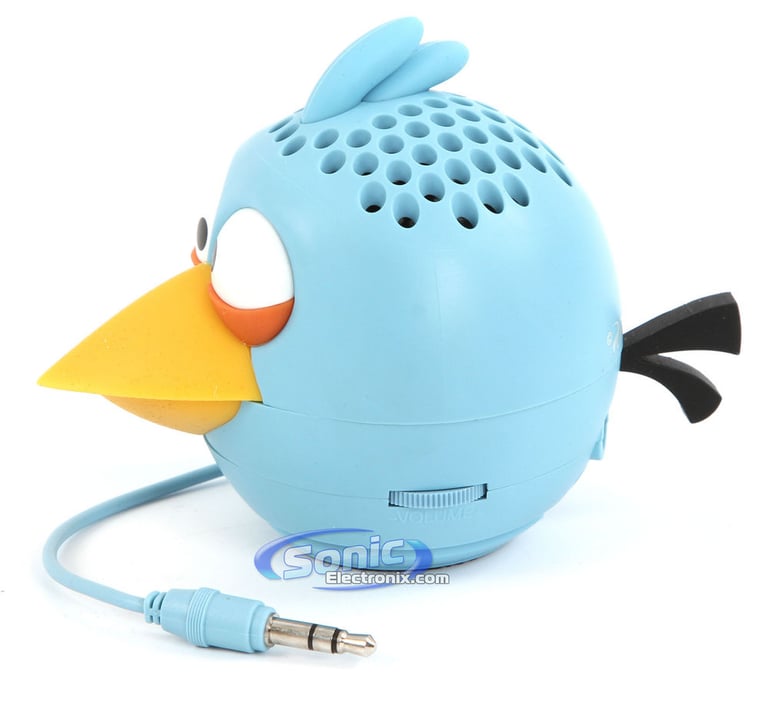 Gear4 PG780 Angry Birds Portable Mini Speaker System (Classic Blue Bird) Image 2