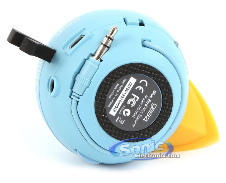 Gear4 PG780 Angry Birds Portable Mini Speaker System (Classic Blue Bird) Image 4