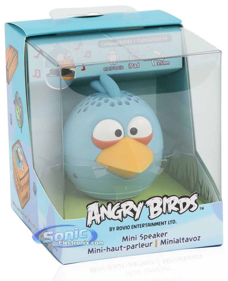 Gear4 PG780 Angry Birds Portable Mini Speaker System (Classic Blue Bird) Image 7