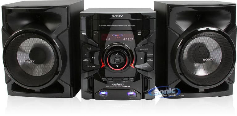 Sony MHC-GTR333 GENEZI Mini Stereo Hi-Fi Boombox Component Shelf System Image 2