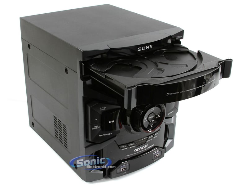 Sony MHC-GTR333 GENEZI Mini Stereo Hi-Fi Boombox Component Shelf System Image 5