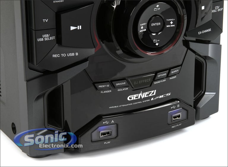 Sony MHC-GTR333 GENEZI Mini Stereo Hi-Fi Boombox Component Shelf System Image 6