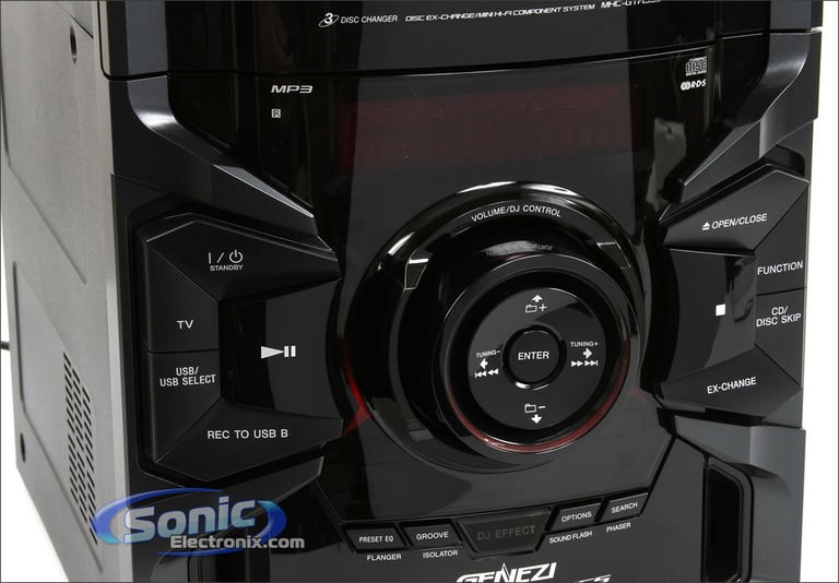 Sony MHC-GTR333 GENEZI Mini Stereo Hi-Fi Boombox Component Shelf System Image 7