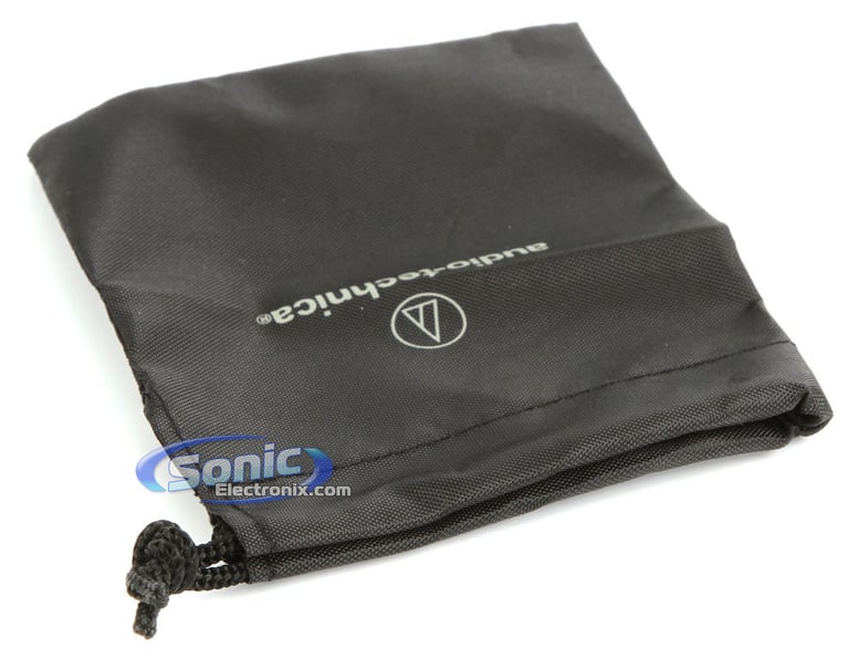 Audio Technica EP3 In-Ear Dynamic Headphones Stereo Earbuds (Black) Image 7