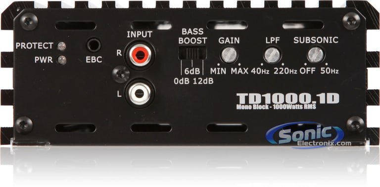 MTX TD1000.1D Open Box  Image 7