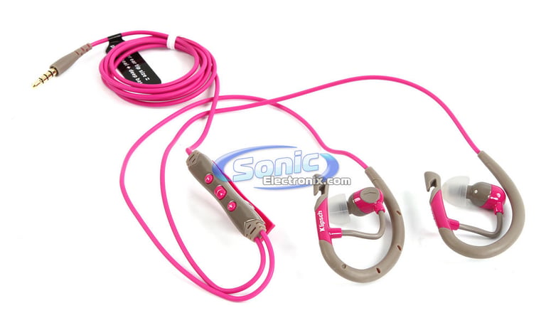 Klipsch Image A5i Active Sports In-Ear Headphones Stereo Headset (Magenta) Image 2
