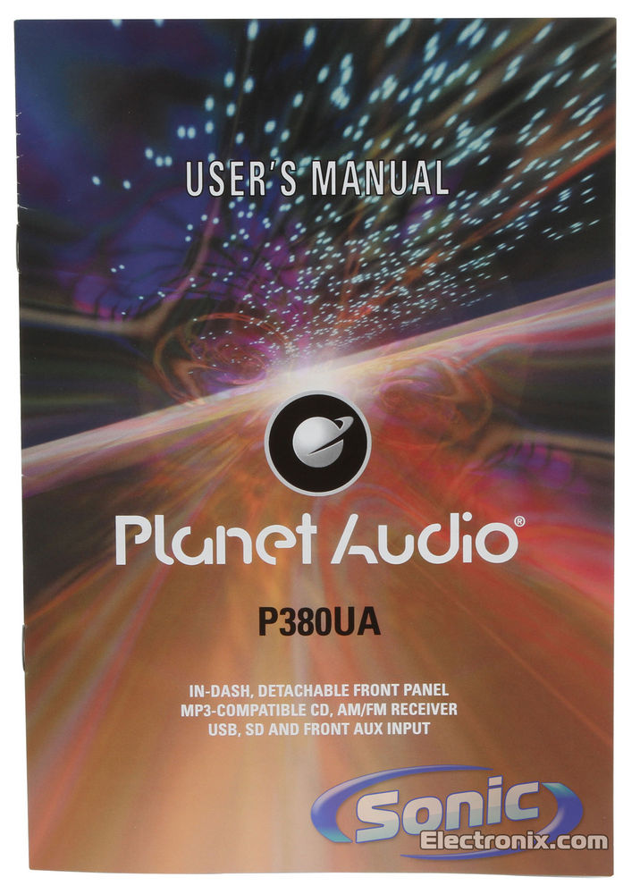 Planet Audio P380UA Image 9