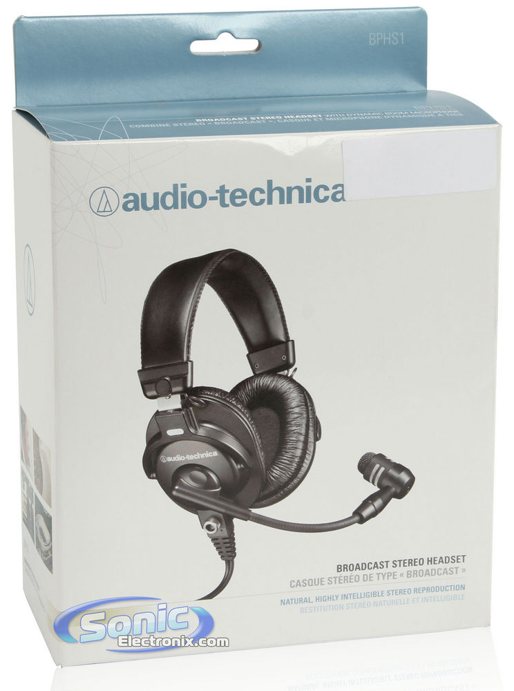 Audio Technica BPHS1 (BPHS-1) Professional Broadcast Stereo Headphones Headset Image 11