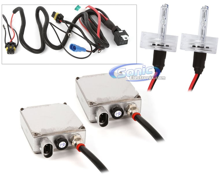 Elite Series H1-8K-SB HID Xenon Headlights Image 1