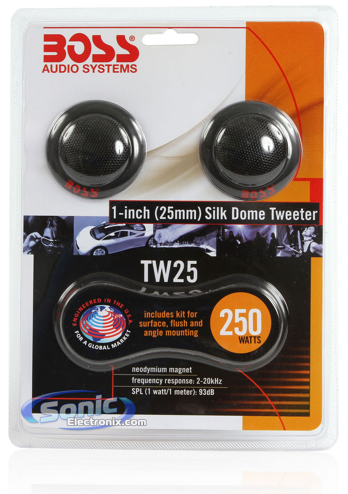 Boss 1" Silk-Dome Tweeters (TW25) Image 9