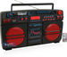 Lasonic i-931BT Black & Red thumbnail