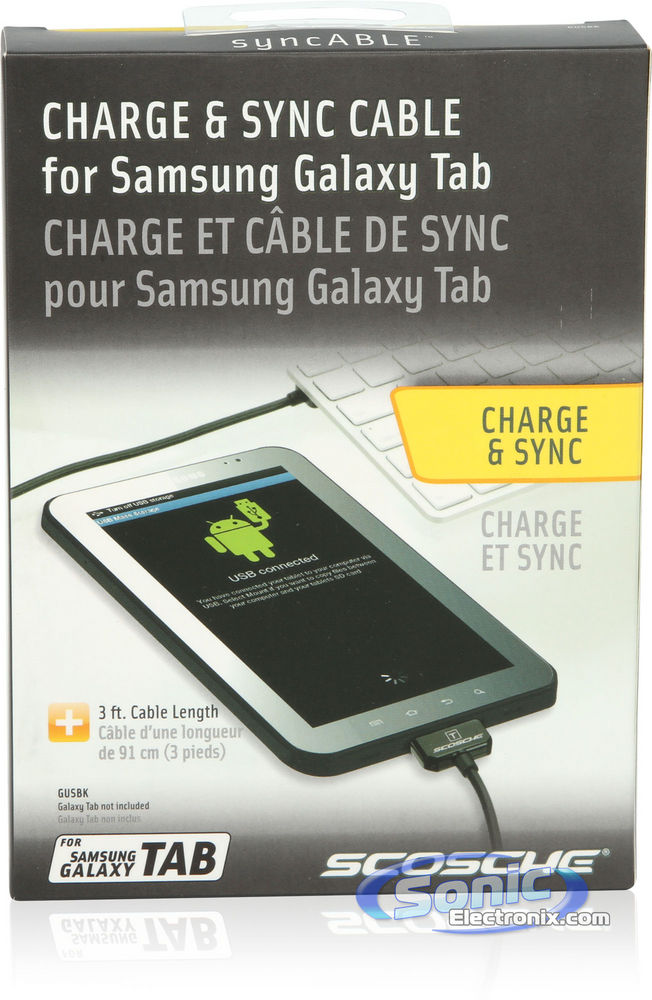 Scosche GUSBK syncABLE USB 2.0 Samsung Galaxy Cable Image 2