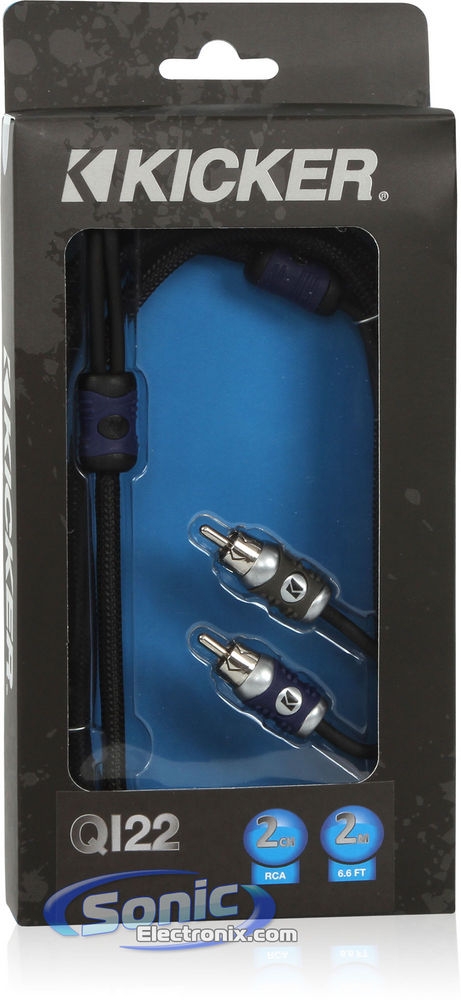 Kicker QI22 2-Channel Q-Series RCA Audio Interconnect Cable Image 2