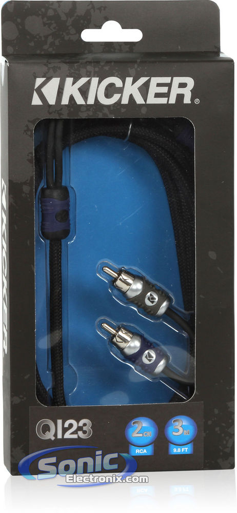 Kicker QI23 2-Channel Q-Series RCA Audio Interconnect Cable Image 2