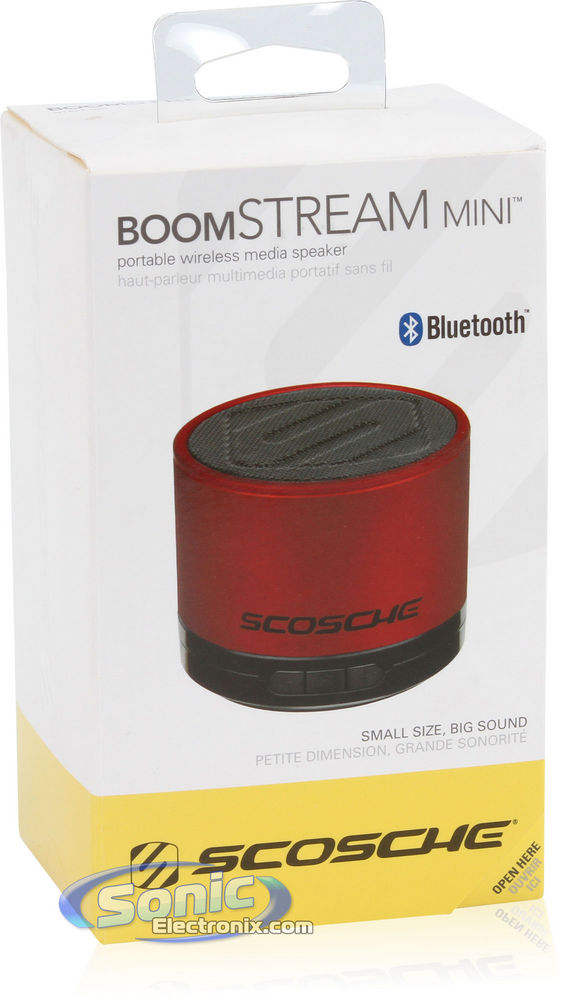 Scosche boomSTREAM Mini BTSPK1RD (Red) Image 6