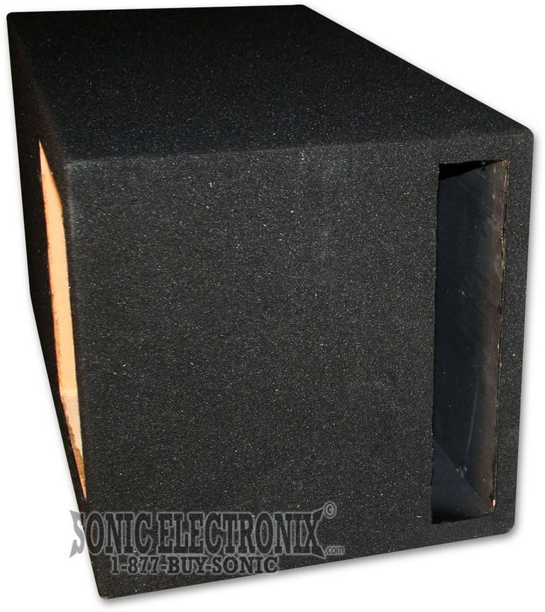 10" Square Hole, Long Rear Slot Ported Enclosure for Kicker Solo-Baric L3 / L7 Subwoofers Image 2