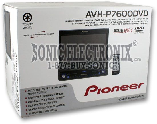 Pioneer AVH-P7600DVD Image 7