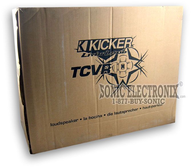 Kicker TCVR104 -- 4 Ohm 10" CompVR Vented Truck Enclosure 05TCVR104 Image 4