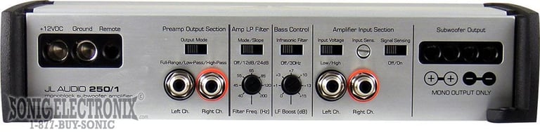 JL Audio 250/1 Factory R/B Image 2
