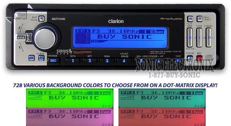 Clarion ProAudio DXZ755MC Image 2