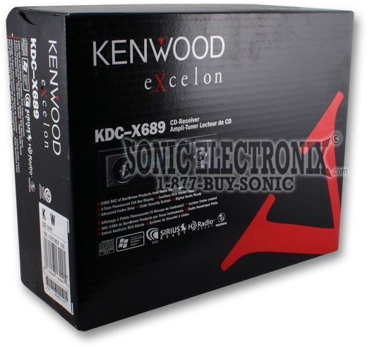 Kenwood eXcelon KDC-X689 Image 6
