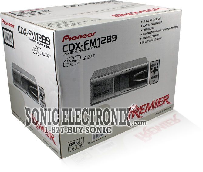 Pioneer Premier CDX-FM1289 Image 8