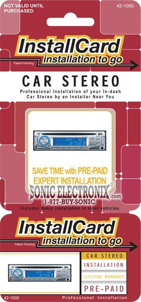 InstallCard 42-1000 (Car Stereo) Image 1