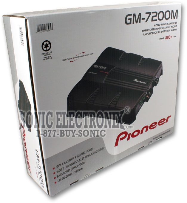 Pioneer GM-7200M Image 4