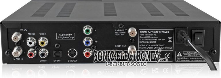 Coolsat 6000 Premium (BLACK) Open Box Image 4