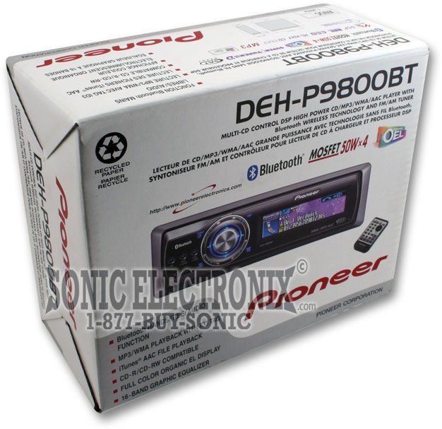 Pioneer DEH-P9800BT Open Box Image 8