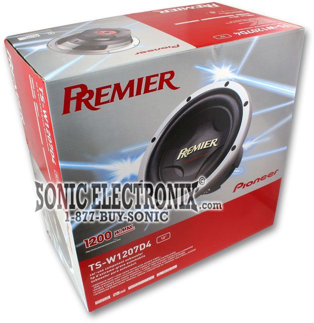 Pioneer Premier TS-W1207D4 Image 4