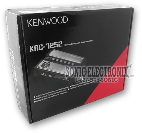 AMP KIT BONUS: Kenwood KAC-7252 with Bass Remote Image 7