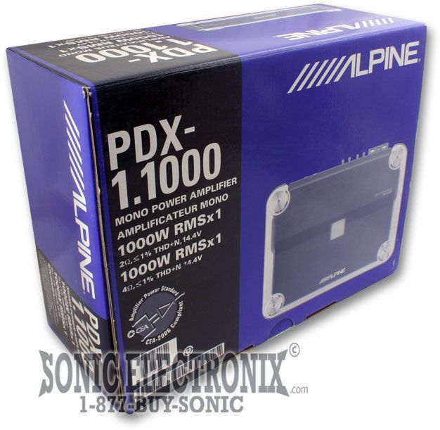 Alpine PDX-1.1000 Image 4