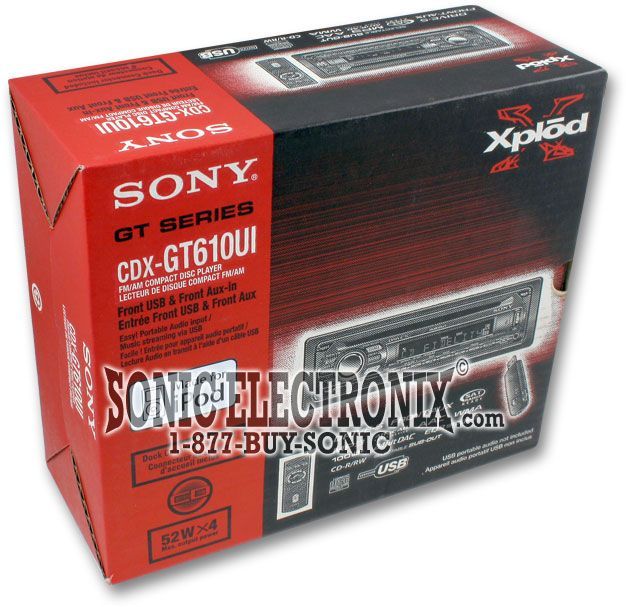 Sony CDX-GT610Ui Image 6