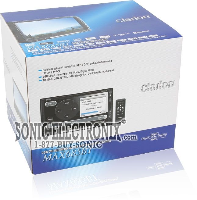 Clarion MAX685BT Image 8