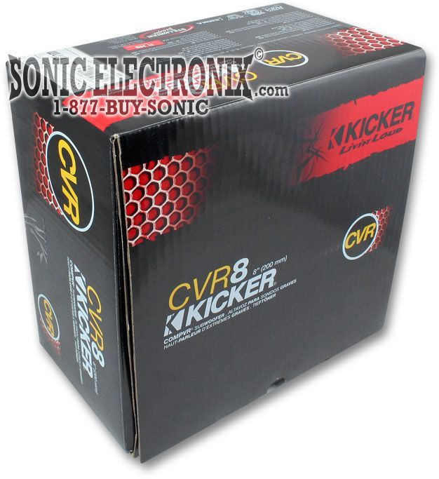 2 Pack of Kicker CVR82 (07CVR82, CVR8 Dual 2 ohm) Image 4