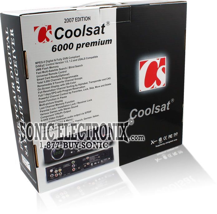 Coolsat 6000 Premium (BLACK) Open Box Image 24