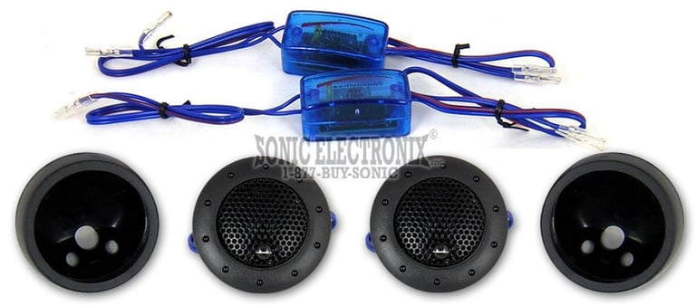 Audiobahn AT65 19MM Silk Dome Tweeters Image 1