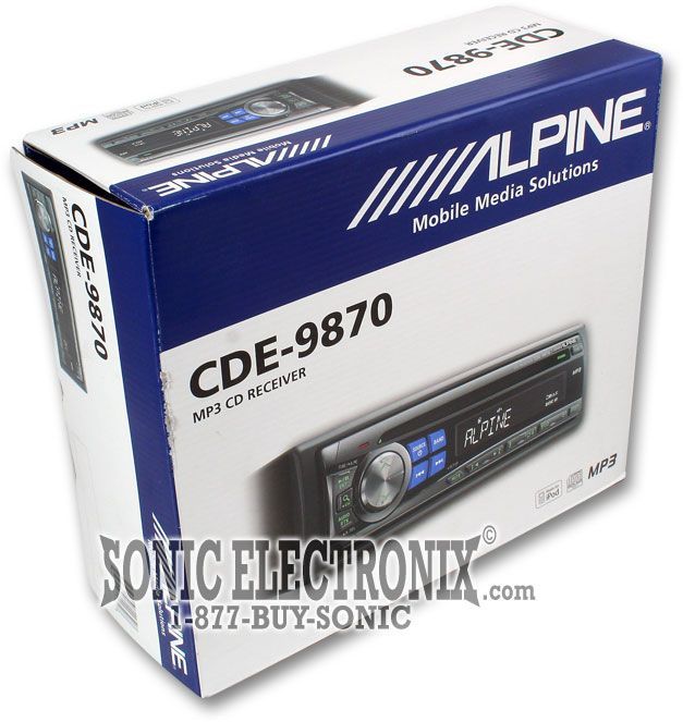 Alpine CDE-9870 Image 4