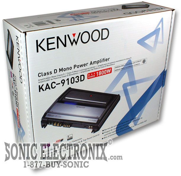Kenwood KAC-9103D Image 5