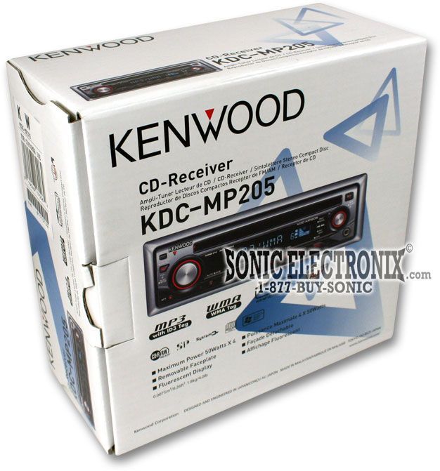 Kenwood KDC-MP205 Image 4