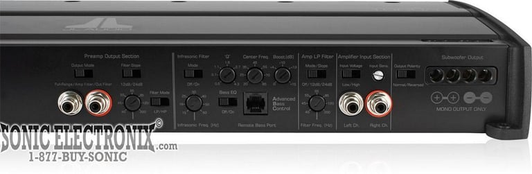 JL Audio 1000/1 (BLACK SPECIAL EDITION) R/B Image 3