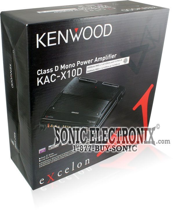 Kenwood eXcelon KAC-X10D Image 4