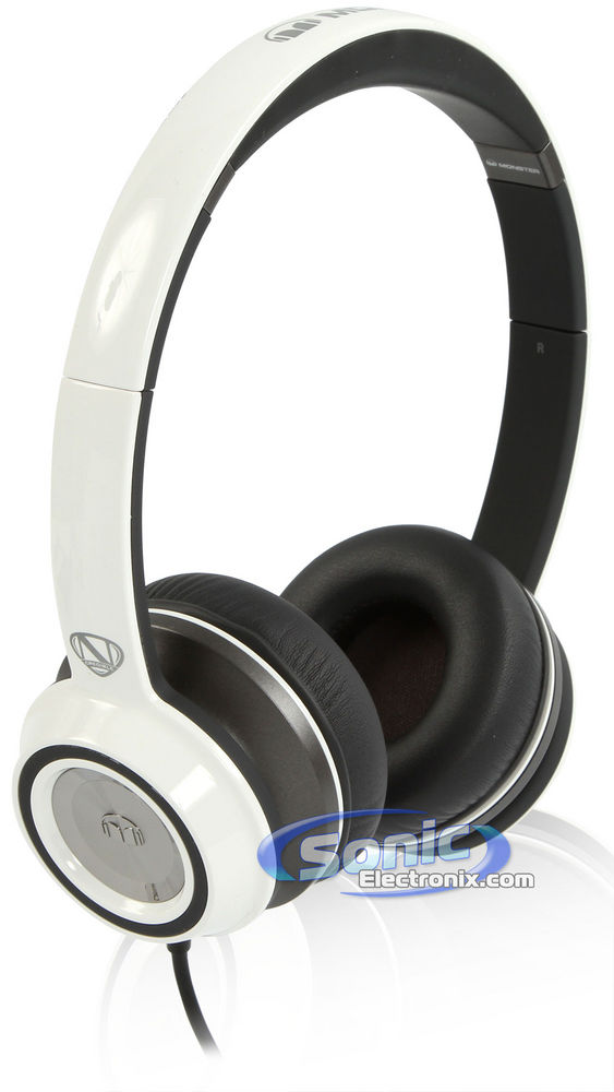 Monster NCredible NTune (NC MH NTU ON WH CU WW) On-Ear Headphones (Frost White) Image 1