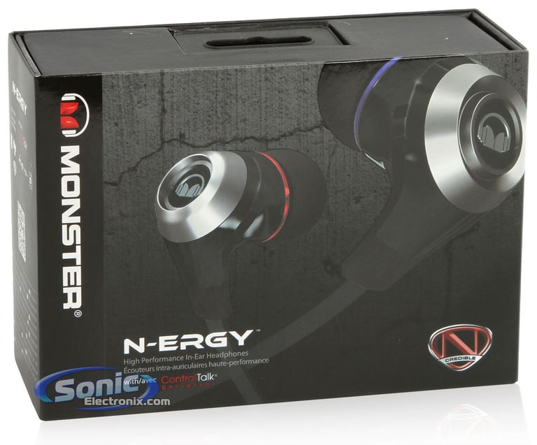 Monster NCredible NErgy Earbuds In-Ear Headphones (Silver) Image 9