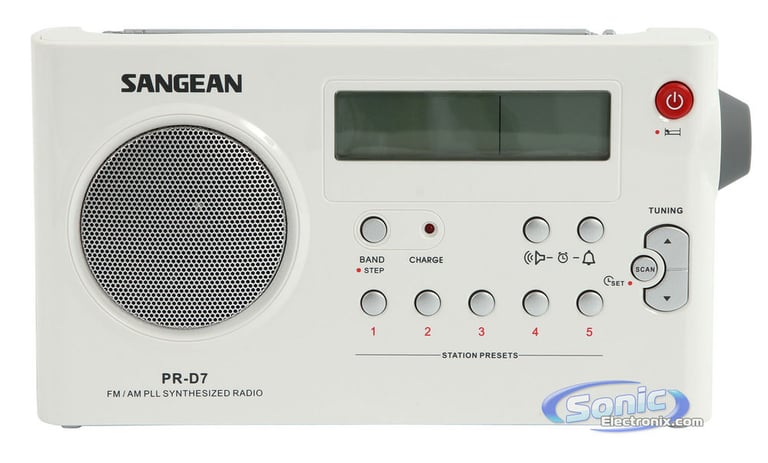 Sangean PR-D7 (White) Image 2