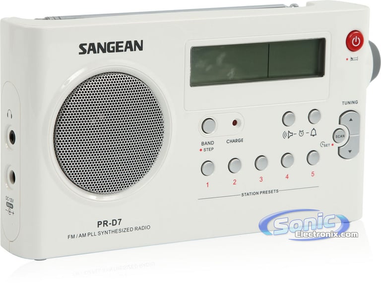 Sangean PR-D7 (White) Image 3