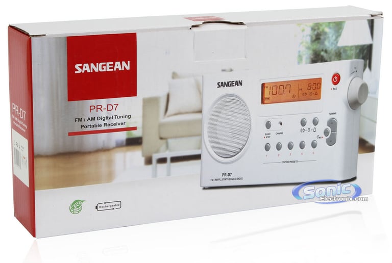Sangean PR-D7 (White) Image 8